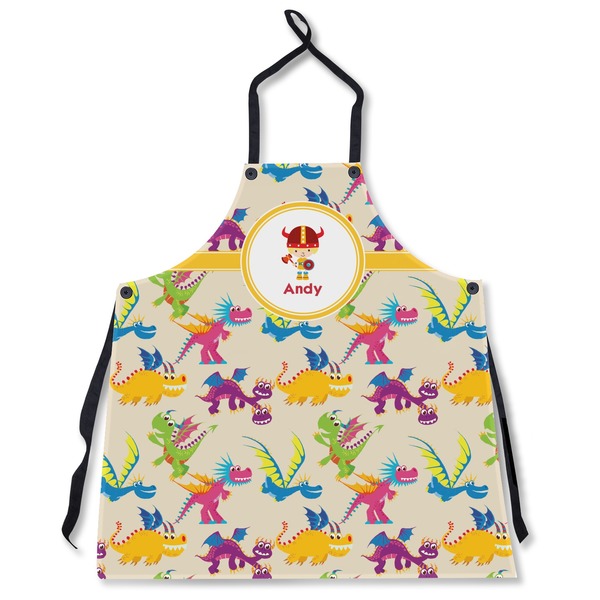 Custom Dragons Apron Without Pockets w/ Name or Text