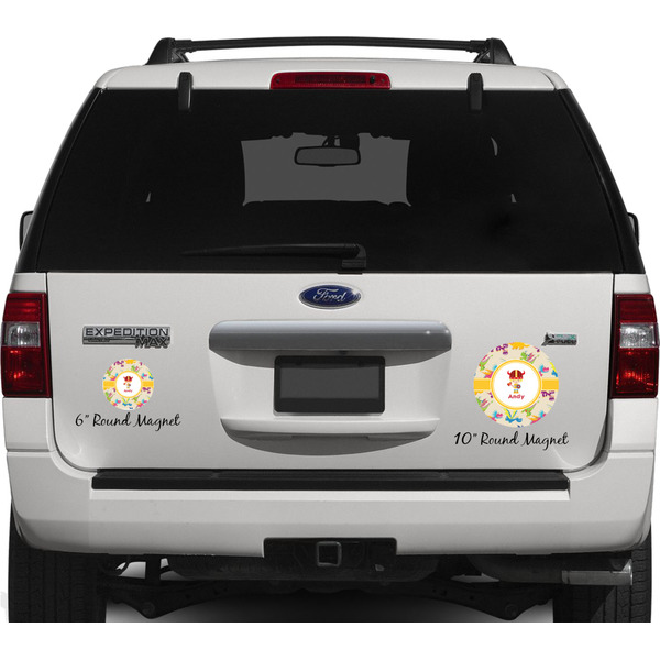 Dragons Personalized Car Magnets on Ford Explorer