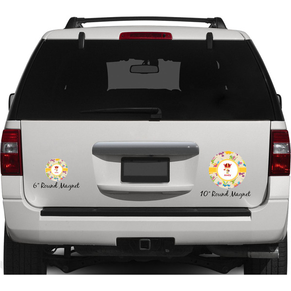 Dragons Personalized Car Magnets on Ford Explorer