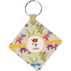 Dragons Diamond Plastic Keychain w/ Name or Text