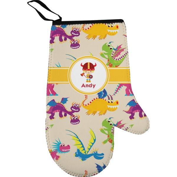 Dragons Personalized Oven Mitt
