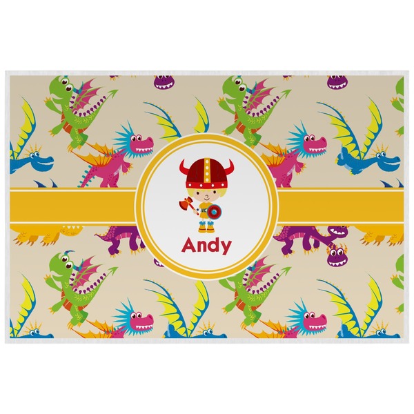 Custom Dragons Laminated Placemat w/ Name or Text