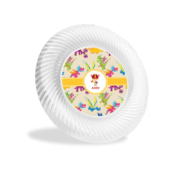 Custom Dragons Plastic Party Appetizer & Dessert Plates - 6" (Personalized)