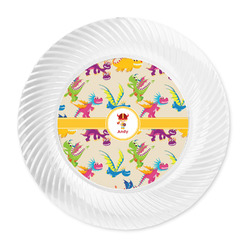 Dragons Plastic Party Dinner Plates - 10" (Personalized)