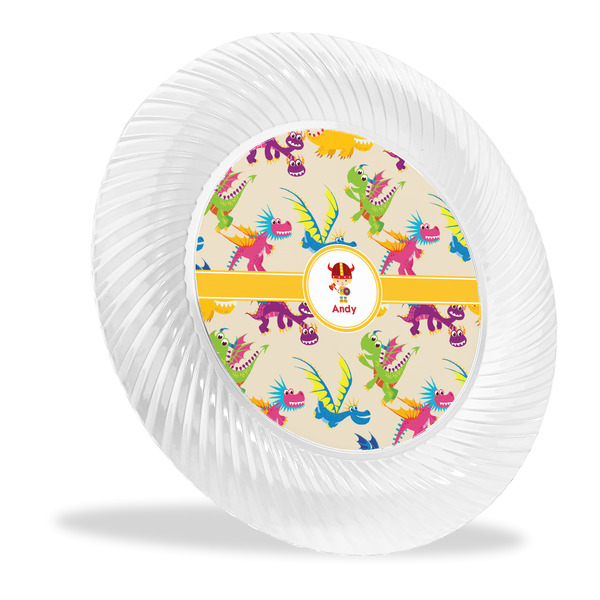 Custom Dragons Plastic Party Dinner Plates - 10" (Personalized)