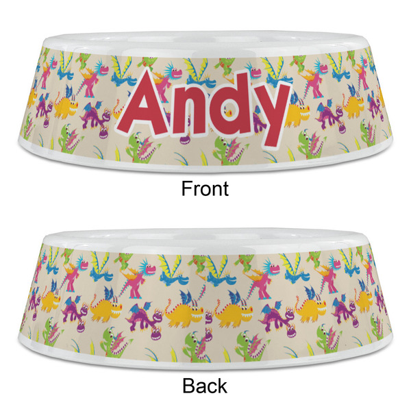 Dragons Plastic Pet Bowls - Large - APPROVAL