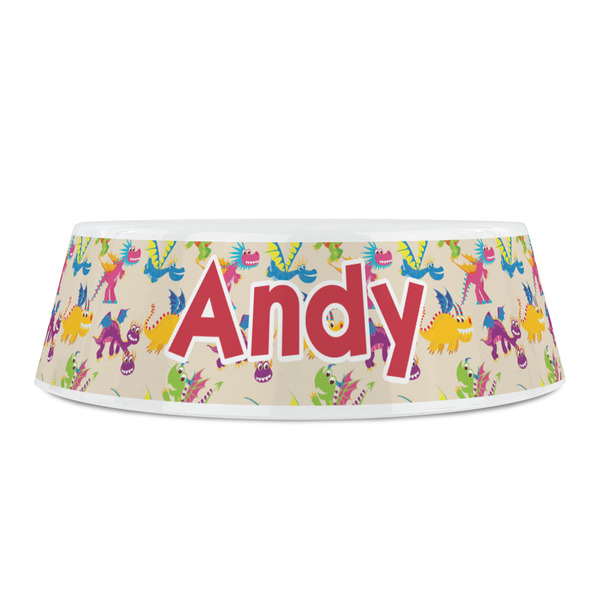 Dragons Plastic Pet Bowls - Small - FRONT