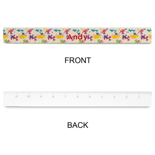 Dragons Plastic Ruler - 12" - APPROVAL