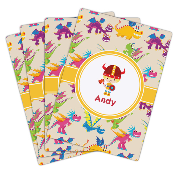 Dragons Playing Cards - Hand Back View