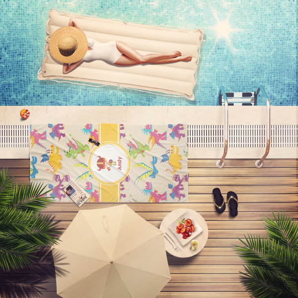 Dragons Pool Towel Lifestyle