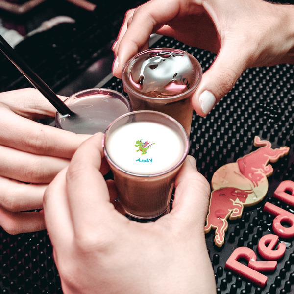 Dragons Printed Drink Topper - XSmall - In Shot Glass