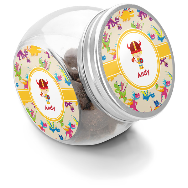 Custom Dragons Puppy Treat Jar (Personalized)