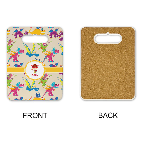 Dragons Rectangle Trivet with Handle - APPROVAL