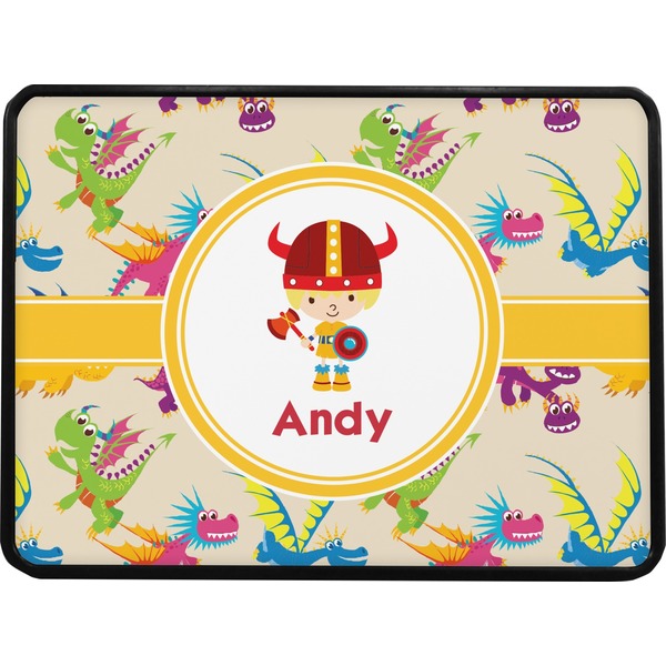 Dragons Rectangular Trailer Hitch Cover (Personalized)