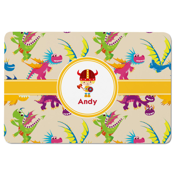 Dragons Rectangular Fridge Magnet - FRONT