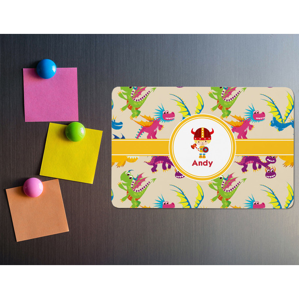 Dragons Rectangular Fridge Magnet - LIFESTYLE