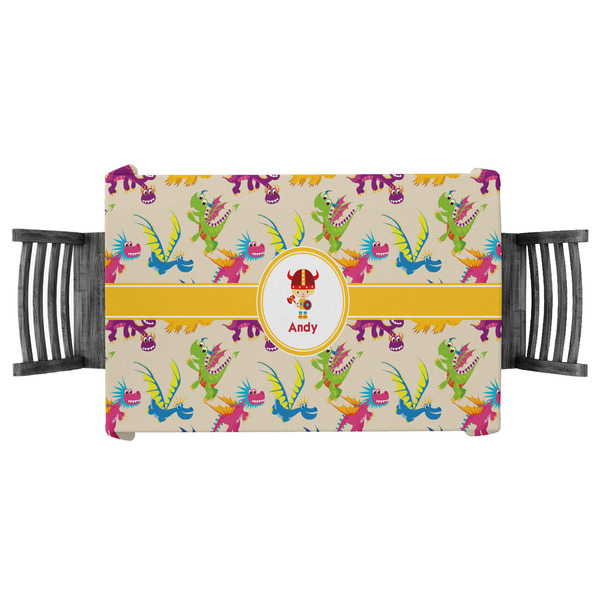 Custom Dragons Tablecloth - 58"x58" (Personalized)