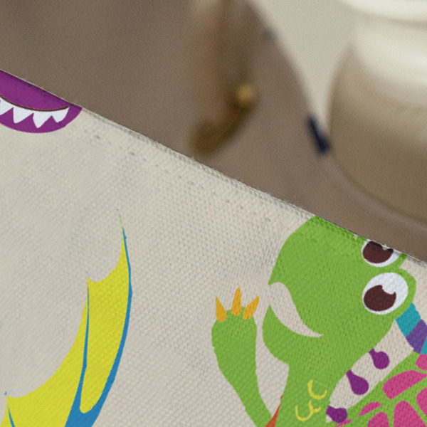 Dragons Large Rope Tote - Close Up View