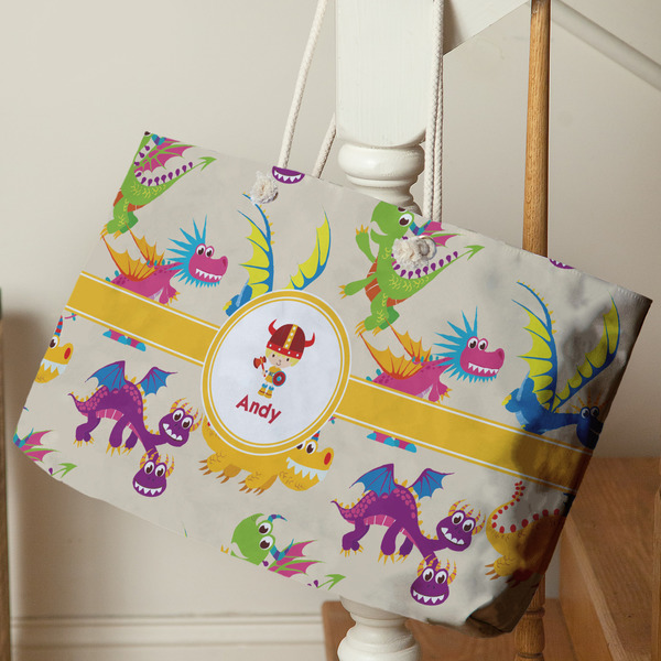 Dragons Large Rope Tote - Life Style