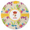 Dragons Round Rubber Backed Coaster (Personalized)