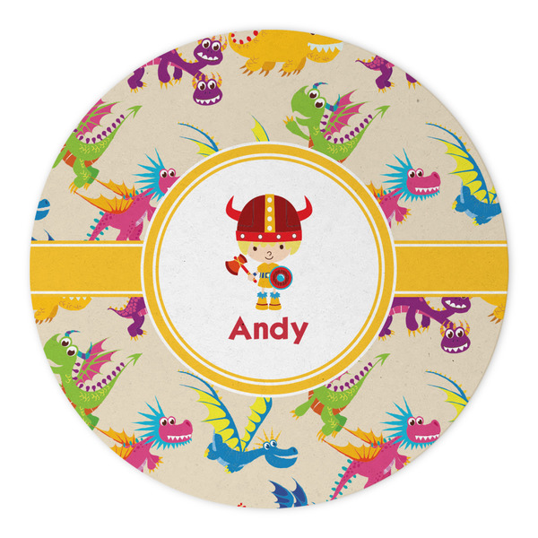 Dragons Round Paper Coaster - Approval