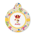 Dragons Round Pet ID Tag - Small (Personalized)