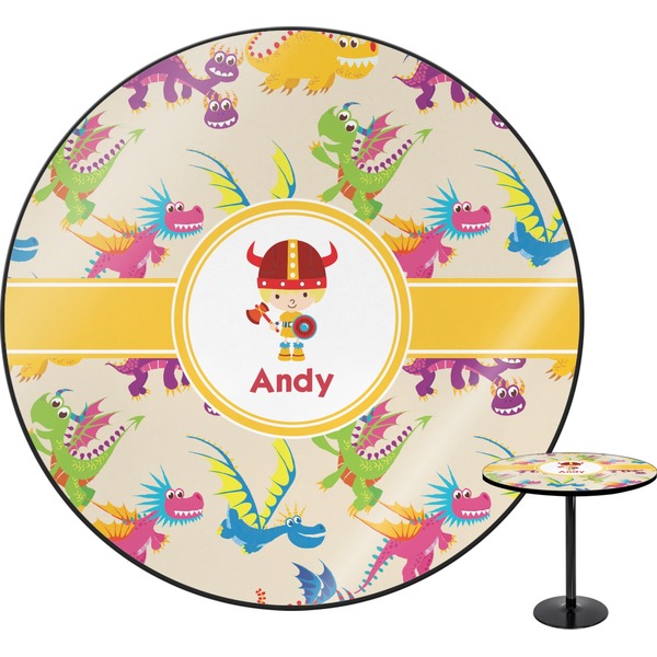Custom Dragons Round Table - 24" (Personalized)