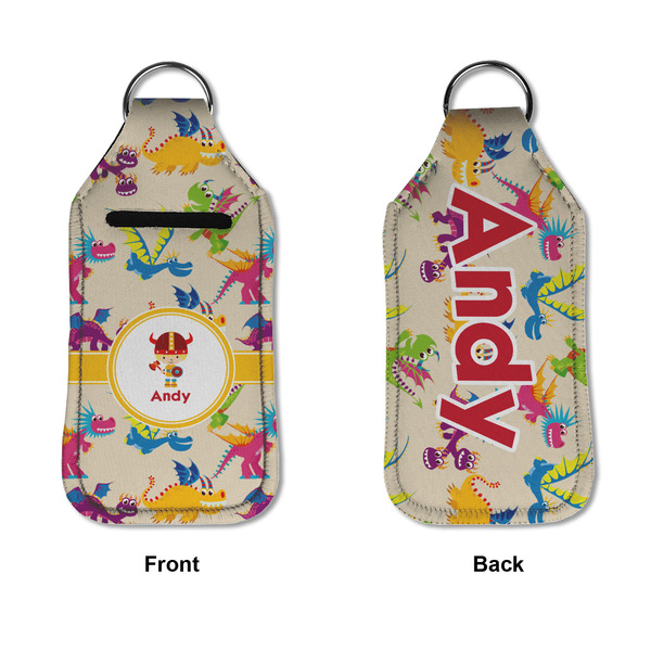 Dragons Sanitizer Holder Keychain - Large APPROVAL (Flat)