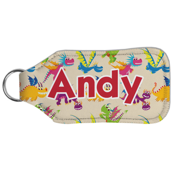Dragons Sanitizer Holder Keychain - Large (Back)