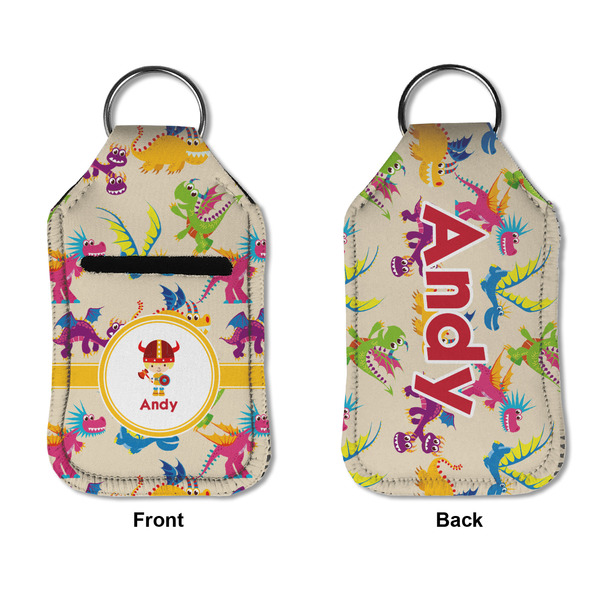 Dragons Sanitizer Holder Keychain - Small APPROVAL (Flat)