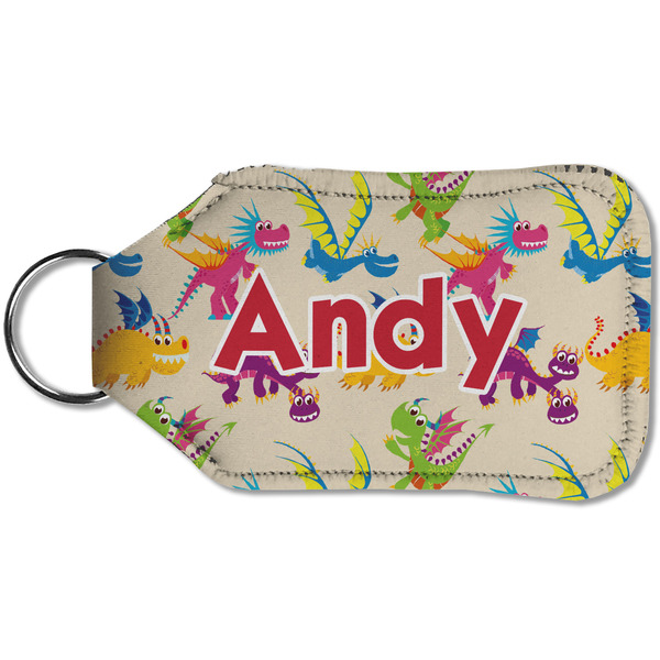 Dragons Sanitizer Holder Keychain - Small (Back)