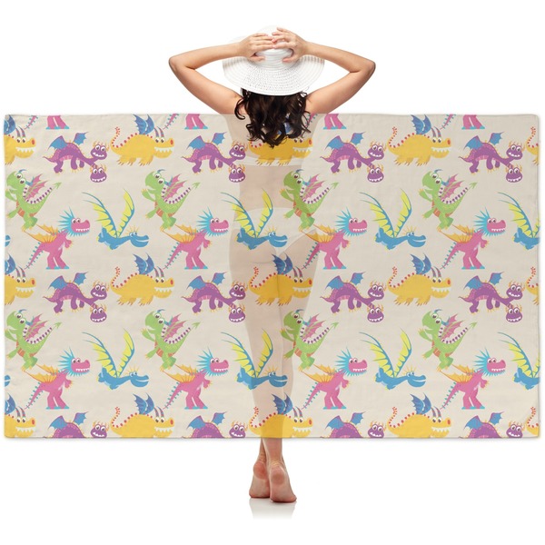 Custom Dragons Sheer Sarong