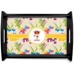 Dragons Black Wooden Tray - Small (Personalized)