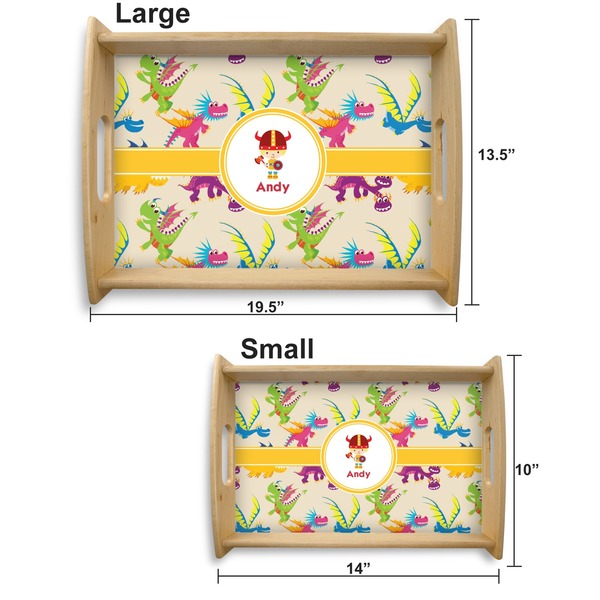 Dragons Serving Tray Wood Sizes