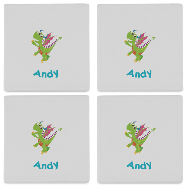 Dragons Set of 4 Sandstone Coasters - See All 4 View