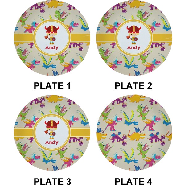 Dragons Set of Appetizer / Dessert Plates (Approval)