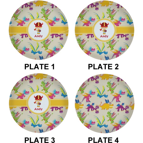 Dragons Set of Lunch / Dinner Plates (Approval)