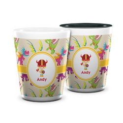 Dragons Ceramic Shot Glass - 1.5 oz (Personalized)