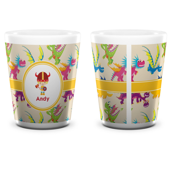 Dragons Shot Glass - White - APPROVAL