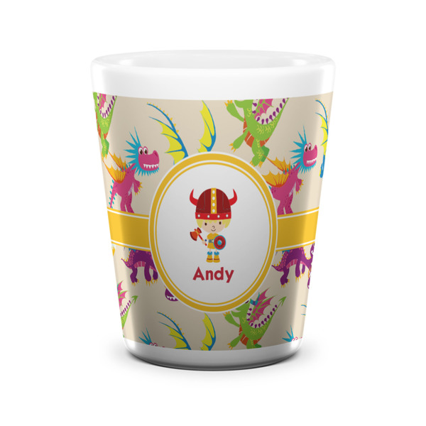 Dragons Shot Glass - White - FRONT