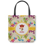 Dragons Canvas Tote Bag - Small - 13"x13" (Personalized)