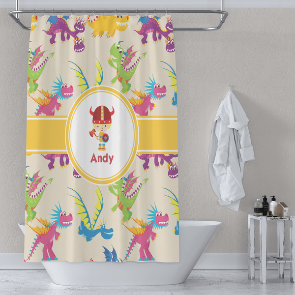 Dragons Shower Curtain Lifestyle