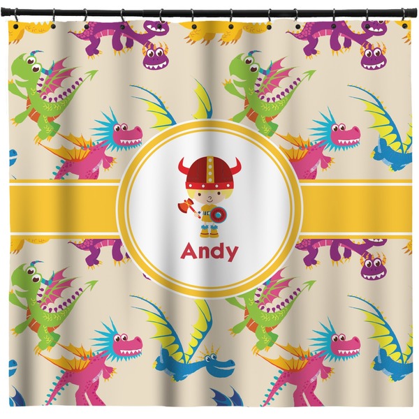 Custom Dragons Shower Curtain - Custom Size (Personalized)
