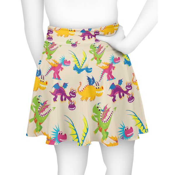 Dragons Skater Skirt - Back