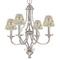 Dragons Small Chandelier Shade - LIFESTYLE (on chandelier)
