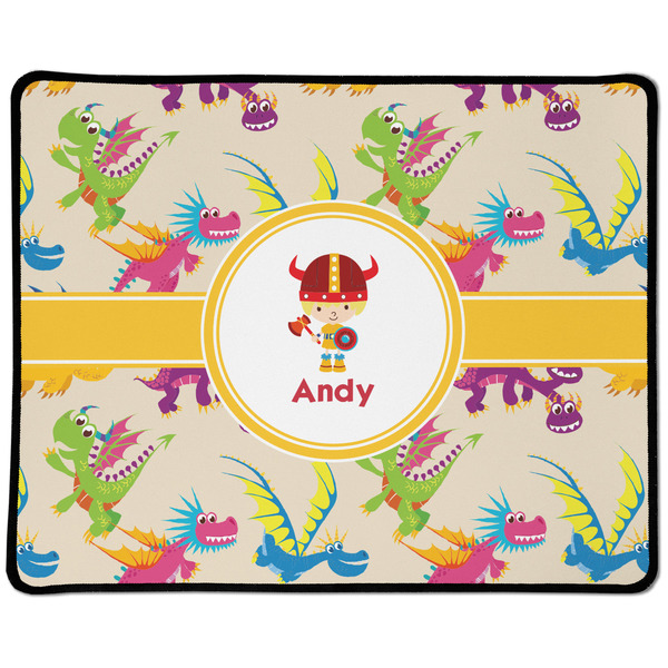 Custom Dragons Large Gaming Mouse Pad - 12.5" x 10" (Personalized)