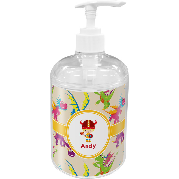 Custom Dragons Acrylic Soap & Lotion Bottle (Personalized)