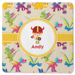 Dragons Square Rubber Backed Coaster (Personalized)