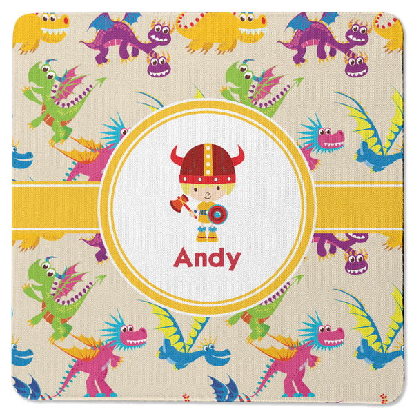 Dragons Square Coaster Rubber Back - Single