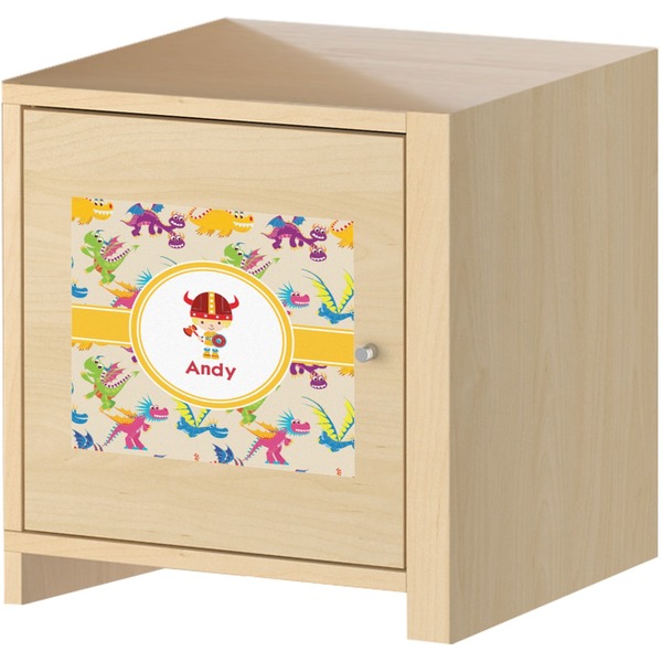 Dragons Square Wall Decal on Wooden Cabinet